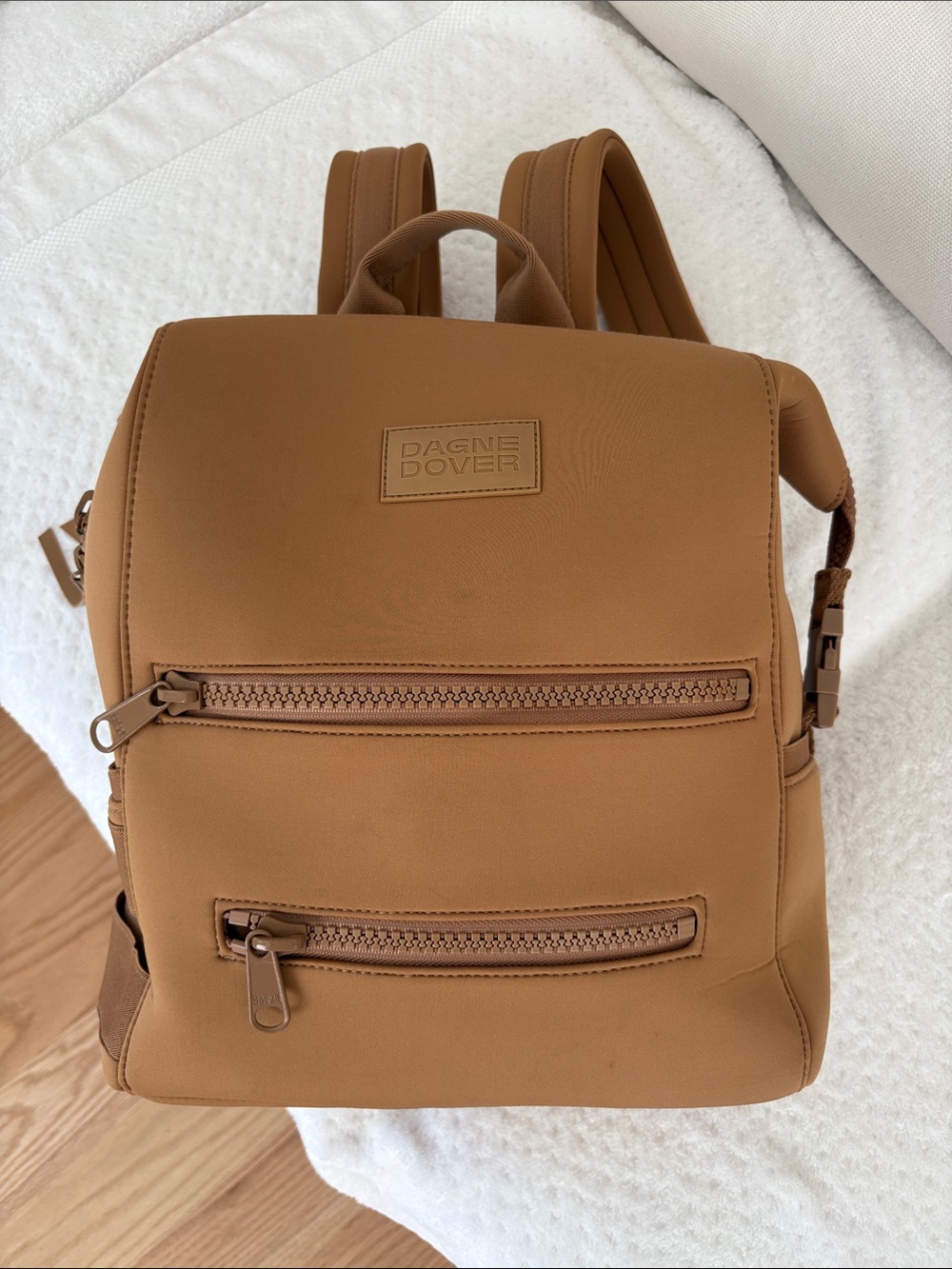 Dagne Dover Brown Tan Backpack Diaper Bag - Picture 11 of 16